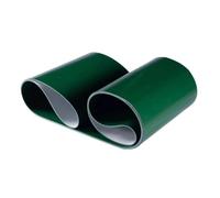 Courroie Transmission Longueur : 900 Mm 950 Mm 1000 Mm 1050 Mm Bande Transporteuse Transmission En PVC Vert Largeur : 100 Mm 150 Mm 200 Mm 250 Mm 300 Mm Trapézoïdale(950mm,3MM THICK_150MM)