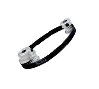 Courroie Transmission Poulie Distribution Synchrone GT2, Largeur 10mm Rapport 1:2 16 Et 32 dents Alésage 5/8Mm Aluminium Longueurs 120/200/280/400/610Mm(3mm,10MM_2GT-280)