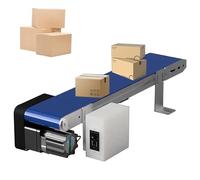 Courroie transporteuse électrique à vitesse réglable pour emballage de traitement des aliments de laboratoire - Haute efficacité idéale pour une utilisation industrielle et des solutions