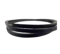 Courroie transporteuse en caoutchouc SPZ en forme de V - Largeur : 10 mm, Hauteur : 8 mm, sangle de transport noire résistante, 1 pièce(2200mm)