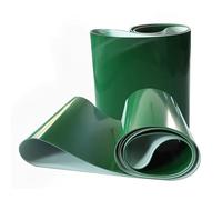 Courroie Transporteuse Industrielle En PVC De Remplacement, Courroie De Manutention Verte, Durable Et Résistante À L'usure, Adaptée À L'emballage, La Logistique Et(20x250cm)