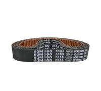Courroie trapézoïdale 5 pièces S2M120 S2M122 S2M124 S2M126 S2M128 G outils à moteur ponceuse tapis roulant poulie dents circulaires ceinture en caoutchouc Courroie de transmission