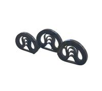 Courroie Trapézoïdale Courroie Distribution Caoutchouc HTD 2M Largeur 4/5/6/10 Mm Longueur 118 Mm-250Mm Entraînement D'aspirateur 120-142 150 162Mm(2M-144mm-72Teeth,1PCS_6MM)