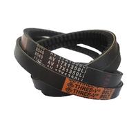 Courroie trapézoïdale crantée à bords bruts type AV 17X, courroies transporteuses crantées en caoutchouc, sangle de transport 686 mm-980 mm(Li 800mm)