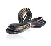 Courroie trapézoïdale de section A19 A20 A21 A22 A23 A24 A25 A26 A27 A28 A29 T-K, taille en pouces, haute résistance à l'usure, for automobile(A-25 inches)