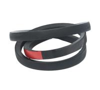 Courroie trapézoïdale en caoutchouc de type B - Largeur : 17 mm, épaisseur : 11 mm, courroie de transmission de puissance efficace - 1 pièce(51in)