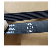 Courroie trapézoïdale haute performance 170J/PJ431 172J/PJ437 EPJ443 174J/PJ442 - Remplacement durable pour tour de travail du bois et tapis roulant (2 pièces, 3 nervures)