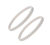 Courroie trapézoïdale Kit brosse à rouleau remplacement piste courroie d'entraînement bande roulement souple Construction robuste, efficacité nettoyage améliorée, piscine d'embrayage