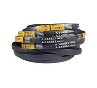 Courroie trapézoïdale triangulaire de section A, 1 pièce, courroie de transmission mécanique industrielle, taille métrique A-380 mm-700 mm(Li 570mm)