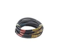 Courroie triangulaire type B, 1 pièce, B-25, B-26, B-27, B-28, B-29, B-30, B-31, B-32, B-33, B-34, B-35, B-36 à B-75, for équipement agricole automobile(B-42)