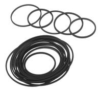 Courroies en Caoutchouc 40 Pièces Noires pour Lecteur Cassette