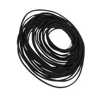 Courroies pour Lecteur Cassette - 30 Pièces Mélange Universel en Caoutchouc Hybride | 0.7mm 1mm Mixte Carré Et Plat | Jeu De Courroies De Remplacement pour, Magnétophone, Répéteur, Lecteur