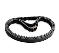 Courroies synchrones HTD 5M, circonférence 375-390mm, largeur 10-25mm, dents d'arc 75-78, ceinture en caoutchouc à boucle fermée 2/5 pièces,2 pièces