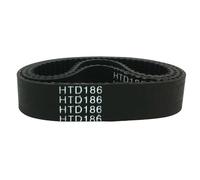 Courroies synchrones HTD3M, circonférence 183-192mm, largeur 6-10mm, dents d'arc 61-64, ceinture en caoutchouc à boucle fermée 5/10 pièces,5 pièces