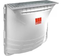 Cours anglaise à grille pour fenêtre 100x60 cm - usage piéton ACO