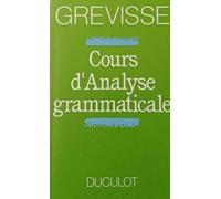 Cours d'analyse Grammaticale : Guide