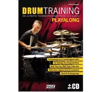 Cours de batterie - Drum Training Playalong - Programme d'entraînement pour percussion - Noir