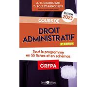 Cours de droit administratif 2023: Tout le programme en 55 fiches et en schémas