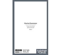 Cours de droit administratif tome 1 - Charles Eisenmann - Lgdj - broché - Etude