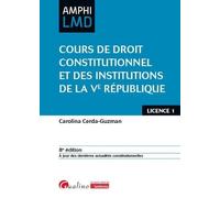 Cours De Droit Constitutionnel Et Institutions De La Ve République