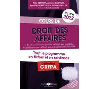 Cours de droit des affaires 2022 Tout le programme en fiches et en schémas - Bertille Ghandour - Enrick B. Eds - broché - Scolaire / Universitaire