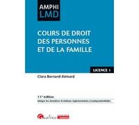 Cours de droit des personnes et de la famille Clara Bernard-Xémard (Auteur)