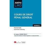 Cours de droit pénal général