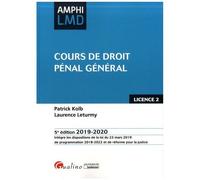 Cours De Droit Pénal Général