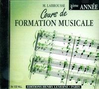 Cours de formation musicale vol.3 - formation musicale --- cd seul - audio
