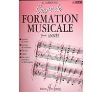 Méthodes et pédagogie LEMOINE LABROUSSE MARGUERITE - COURS DE FORMATION MUSICALE VOL.2 Formation musicale - solfège