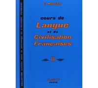 Cours de langue et de civilisation françaises II