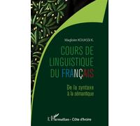 Cours de linguistique du français