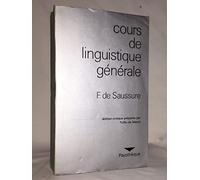 Cours de linguistique générale