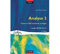 Cours de mathématiques, tome 5 : Analyse 3 : Cours et 500 exercices corrigés, 2e année MP, PSI, PC, PT
