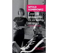 Cours De Philosophie En Six Heures Un Quart