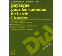 Cours de physique, tome 2 : la matière