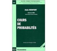 Cours de probabilites Alain Monfort (Auteur)
