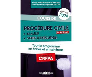 Cours de procédure civile et modes alternatifs de règlement des différends 2024: Tout le programme en fiches et en schémas