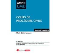 Cours de procédure civile Marie-Cécile Lasserre (Auteur)