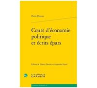 Cours D'économie Politique Et Écrits Épars
