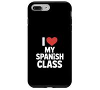 Cours d'espagnol drôle Disant J'aime Mes élèves Coque pour iPhone 7 Plus/8 Plus
