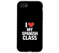 Cours d'espagnol drôle Disant J'aime Mes élèves Coque pour iPhone SE (2020) / 7/8
