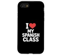 Cours d'espagnol drôle Disant J'aime Mes élèves Coque pour iPhone SE (2020) / 7/8