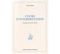 Cours d'interprétation.