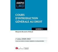 Cours d'introduction générale au droit (2020)