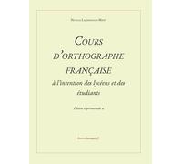 Cours d'orthographe française
