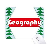 - cours et géographie tapis de souris green pine tree tapis en caoutchouc