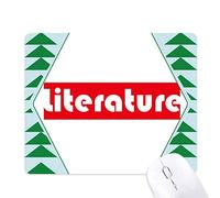 - cours et littérature tapis de souris green pine tree tapis en caoutchouc