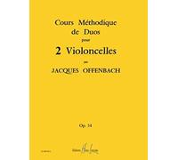 Partitions classique LEMOINE OFFENBACH J. - COURS METHODIQUE DE DUOS POUR DEUX VIOLONCELLES OP.54 N°1 - 2 VIOLONCELLES Violoncelle