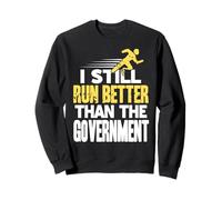 Cours Mieux Que l'État Blague Amputé Rebelle Sweatshirt